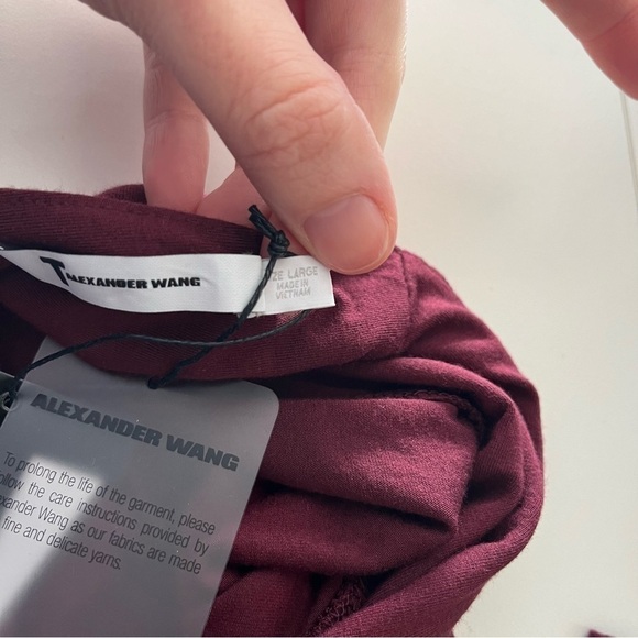 ALEXANDER WANG x REVOLVE Lace Up Long Sleeve Bodysuit - Picture 9 of 12